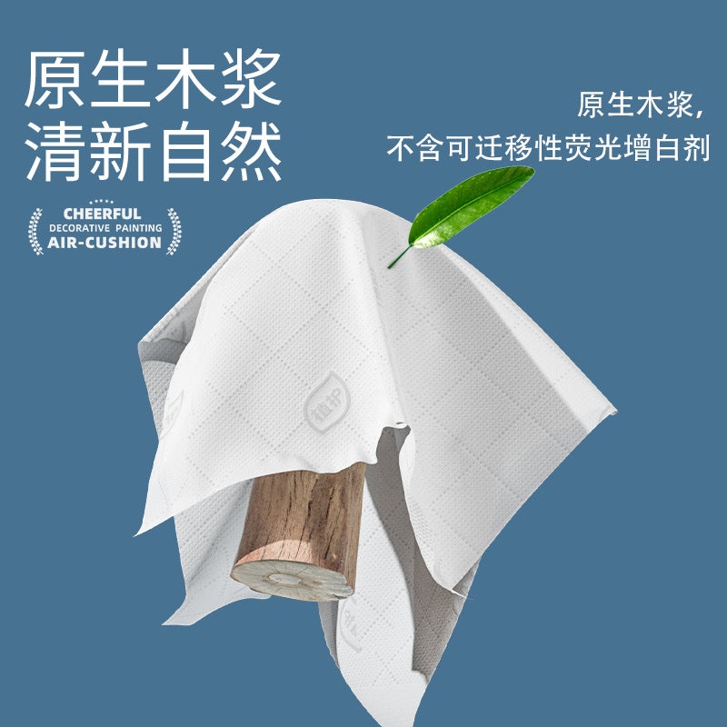Plant Protection Large Bag Hanging Paper Household Toilet Paper Hand-Wiping Paper Napkin Tissue Affordable Full Box Direct Sales - Image 3
